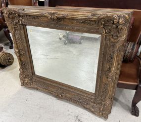 Ornate Gold Wood Mirror