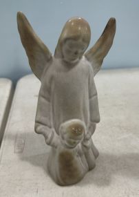 McCarty Pottery Angel & Child Figurine