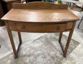 Early 1900's Victorian Style Oak Vanity