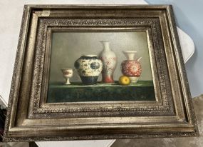 Batte Furniture Signed Alex Still Life Painting