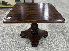 Late 20th Century Pine Pedestal Table
