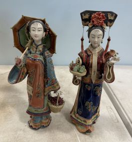 Two Shiwan Chinese Porcelain Figurines