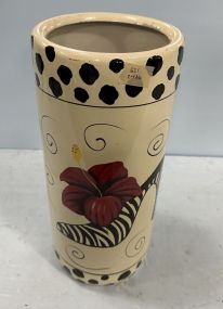 Ceramic Hand Painted Umbrella Stand