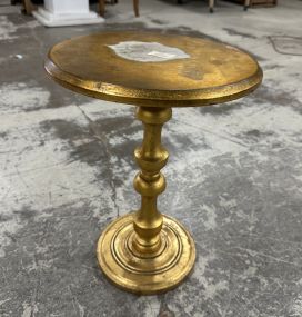 Small Gold Gilt Pedestal Stand