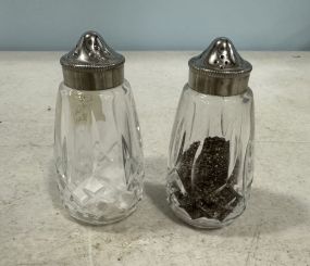 Pair of Waterford Crystal Salt and Pepper Shakers