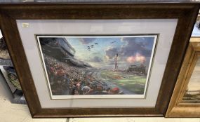 Nascar Thunder Print by Thomas Kinkade