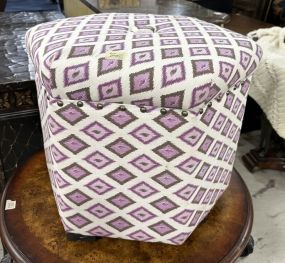 Modern Upholstered Designer Ottoman