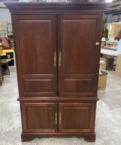 Modern Traditional Entertainment Armoire
