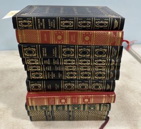 11 Leather and Gold Bound Books