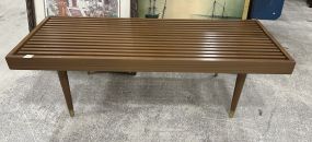 Mid Century Wood Bench