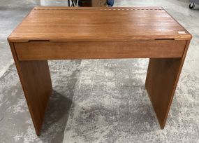 Vintage Oak Lift Top Small Desk