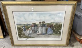 Berry Pickers Framed Print