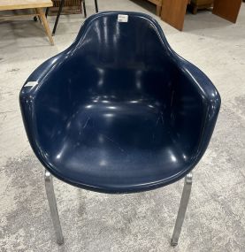 Mid Century Krueger Fiberglass Arm Chair