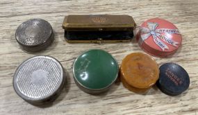 7 Vintage Collectible Powder Boxes
