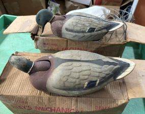 Two Riley's Mechanical Decoys