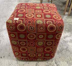 Slip Cover Upholstered Footstool