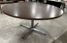 Round Office Pedestal Table