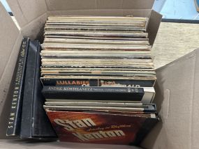 Box Lot of Assorted Record Albums