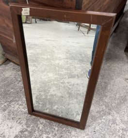 Small Cherry Framed Mirror