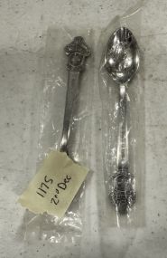 Two Rolex Lucerne Demitasse Spoons