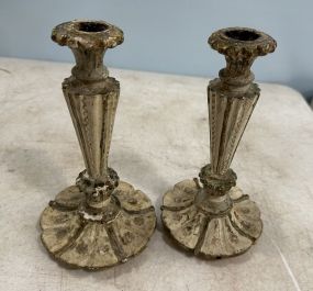 Antique Florentine Candle Holders