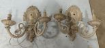 Pair of Modern Traditional Style Light Fixtures