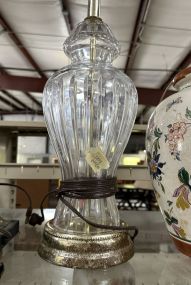 Heavy Crystal Urn Lamp