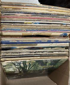 Box Lot of Record Albums