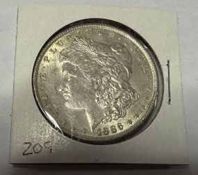 1886 Morgan Silver Dollar