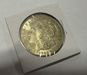 1921 Morgan Silver Dollar