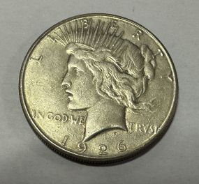 1926-S Peace Liberty Silver Dollar