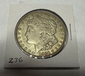 1921-D Morgan Silver Dollar