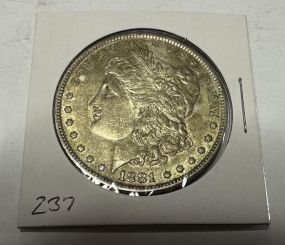 1881-S Morgan Silver Dollar