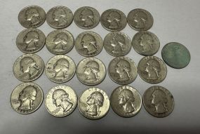 21 Silver Quarters