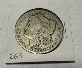 1886 Morgan Silver Dollar