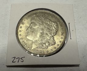 1921 Morgan Silver Dollar