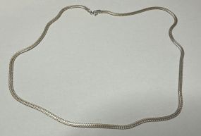 India .925 Sterling Ladies Necklace Chain