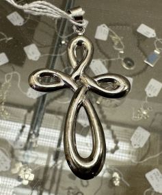 .925 Sterling Cross Pendant