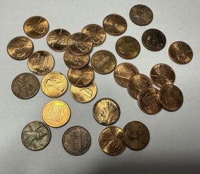 27-2000's Lincoln Pennies