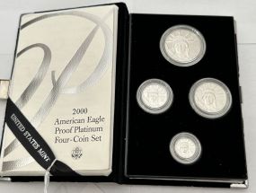 2000 American Eagle Proof Platinum Four Coin Set