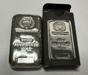 Germania Mint 999.9 Fine Silver 10 oz Bar