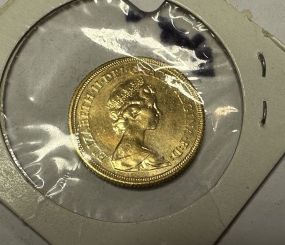 1982 Gold United Kingdom 1 Sovereign