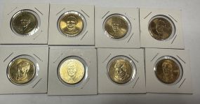8 Presidential Dollar Coins