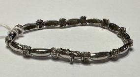 .925 Sterling CZ Layering Tennis Bracelet
