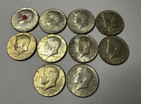 10 Kennedy Half Dollar 40% Silver