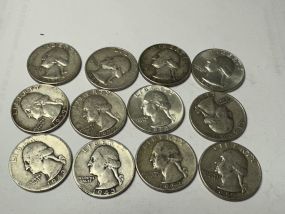 12 Silver Quarters