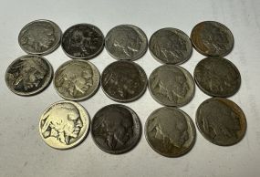 14 Buffalo Nickels