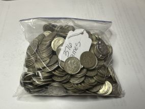 Group of 376 Dimes