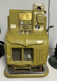 Vintage Mills Novelty Co. 5 Cent Slot Machine