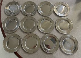 12 Alvin Sterling Bread and Butter Plates